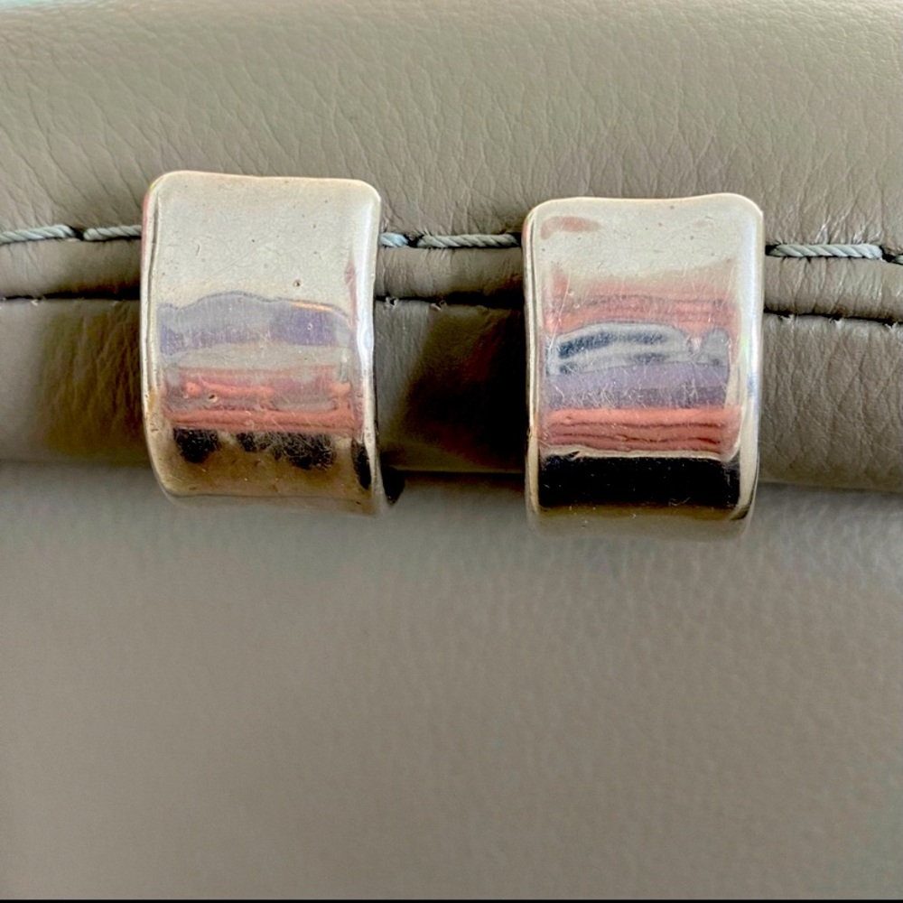 Elegant Silver and Gold Tone Earrings